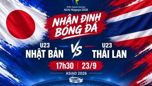 Dự đoán kết quả, tỷ số U23 Nhật Bản vs U23 Thái Lan - Nhận định bóng đá nam ASIAD 2026 hôm nay 23/9