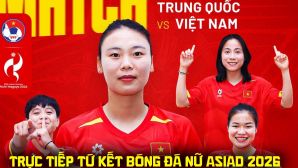 Link xem trực tiếp bóng đá nữ Việt Nam vs Trung Quốc 13h ngày 25/9 - VTV6 trực tiếp ASIAD 2026 hôm nay