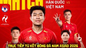 VTV6 VTVGo trực tiếp U23 Việt Nam vs U23 Hàn Quốc 17h30 ngày 25/9 - Link xem trực tiếp ASIAD 2026