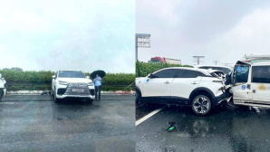 Danh tính tài xế Lexus vừa bị tạm giữ vì lạng lách trên cao tốc Pháp Vân – Cầu Giẽ gây tai nạn liên hoàn