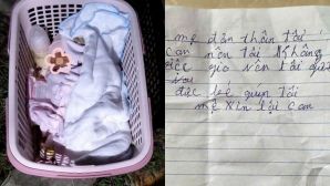 Bé gái sơ sinh bị bỏ rơi bên đường ở Nghệ An, lá thư để lại gây chú ý