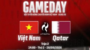 Xem trực tiếp bóng chuyền Việt Nam đấu Qatar ở đâu, kênh nào? VTV trực tiếp ASIAD 2026 hôm nay 28/9