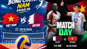 Kết quả bóng chuyền Việt Nam vs Qatar - Cập nhật kết quả thi đấu bóng chuyền nam ASIAD 2026