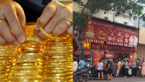 Bảng giá vàng hôm nay 1/10: Vàng SJC và vàng 9999 tăng giảm bất thường, một nơi mua vào cao chót vót