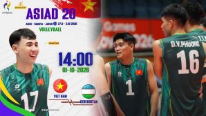 Xem TRỰC TIẾP bóng chuyền Việt Nam vs Uzbekistan ở đâu? VTV6, VTVgo trực tiếp bóng chuyền ASIAD 2026