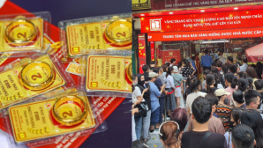 Bảng giá vàng hôm nay 2/10: Vàng SJC và vàng 9999 tăng giảm bất thường, thị trường giằng co dữ dội!