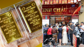 Giá vàng hôm nay 4/10: Vàng SJC vàng 9999 rẻ hiếm thấy sau cú giảm mạnh, người mua gồng lỗ nặng