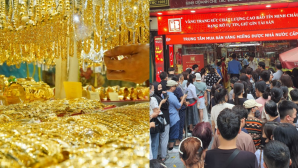 Giá vàng hôm nay 5/10 mới nhất: Vàng SJC vàng 9999 'rơi tự do' từ đỉnh, vàng thế giới đi ngược hướng