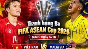 Kết quả bóng đá Việt Nam vs Malaysia - Cập nhật link xem trực tiếp FIFA ASEAN Cup 2026 trên FPT