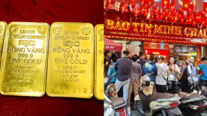 Giá vàng hôm nay 6/10: Vàng SJC trưa giảm chiều đã tăng về mốc ban đầu, vàng thế giới chạm đáy 