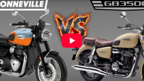 Triumph Bonneville T40 đụng độ Honda GB350C: 398cc đấu 348cc, ai mới là vua xe cổ?