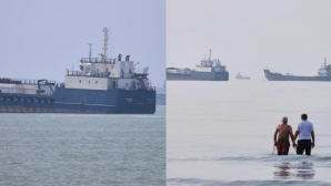 Một tàu chở dầu đi qua eo biển Hormuz bị trúng thủy lôi và phát nổ