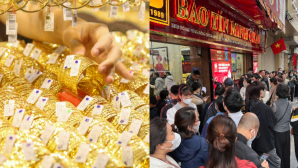 Giá vàng hôm nay 12/10: Vàng miếng vàng nhẫn bất ngờ lao dốc không phanh, nhà vàng báo 'cháy hàng'