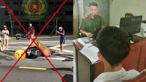 Nam sinh SN 2010 ở Hưng Yên bị công an mời làm việc vì đăng video dàn dựng tai nạn giao thông
