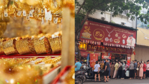 Giá vàng hôm nay 14/10 chốt phiên: Vàng SJC nhẫn 9999 đi lùi lâu hiếm thấy, nhà vàng liên tục hạ giá