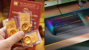 Giá vàng hôm nay 15/10: Vàng miếng, vàng nhẫn giá có còn giảm? Bàn phím gaming Razer giá biến động