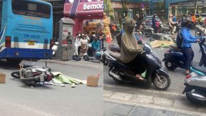 Lời kể nhân chứng vụ cô gái tử vong vì xe bus cán ở Hà Nội: Có nam thanh niên chuyển làn đột ngột?