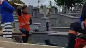 Rơi xuống mộ bố ruột khi đi dự tang lễ, người đàn ông tử vong thương tâm