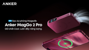 Anker MagGo Power Bank 2 Pro - A110R: Pin dự phòng Qi2 25W đầu tiên tích hợp hệ thống làm mát chủ động, đạt chứng nhận S