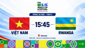 TRỰC TIẾP bóng đá U15 Việt Nam vs U15 Rwanda - Link xem trực tiếp U15 World Cup 2026 của FIFA