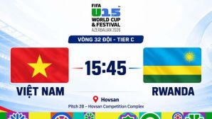 Xem TRỰC TIẾP U15 Việt Nam vs U15 Rwanda ở đâu, kênh nào? VTV có phát sóng U15 World Cup không?