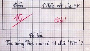 Từ nào trong tiếng việt có tới 11 chữ “NH”, đáp án khiến nhiều người bất ngờ