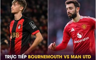 Trực tiếp bóng đá Bournemouth vs MU, 20h ngày 27/4 - Link xem Ngoại hạng Anh K+ FULL HD