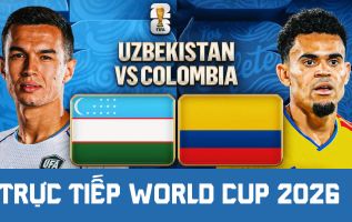 Link xem trực tiếp Uzbekistan vs Colombia hôm nay 18/6 - World Cup 2026: Ronaldo nhận tin dữ trên BXH?