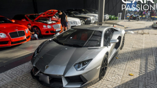 Sài Gòn: Lamborghini Aventador độ DMC 19 tỷ tắm nắng ngay trên vỉa hè