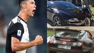 Ronaldo chạy đua với siêu xe nhanh nhất thế giới Bugatti Veyron và cái kết không ai ngờ 