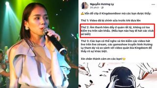 Thánh nữ cover Hương Ly nhận mưa gạch đá vì đăng status 'đổ lỗi' cho việc hát live dở tệ