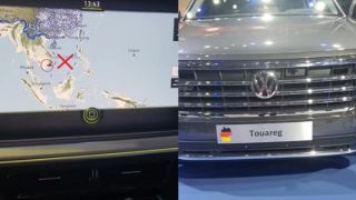Bức xúc với 'Đường lưỡi bò' trên xe Volkswagen được trưng bày ngay tại triển lãm xe Việt Nam