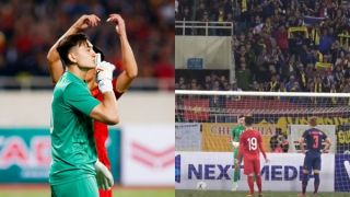 Quang Hải âm thầm chỉ hướng giúp Văn Lâm cản phá penalty