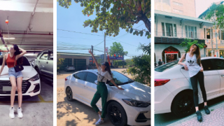 Đăng quang Hoa hậu Hoàn vũ Việt Nam 2019 nhưng Nguyễn Trần Khánh Vân vẫn gắn bó với chiếc xe này