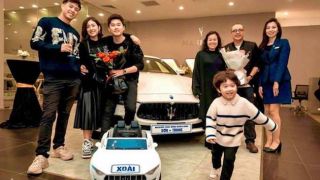 Vợ chồng Trang Lou sắm Maserati Ghibli gần 5 tỷ nhân dịp 4 năm ngày cưới