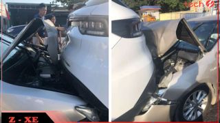 Trót hôn mông VinFast Lux SA2.0, Toyota Camry ‘vỡ đầu rụng răng’