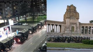 Nước Ý bàng hoàng khi thấy đoàn xe chở quan tài bệnh nhân Covid-19 nối đuôi nhau trên phố