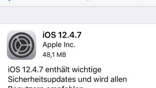 iOS 12.4.7 chính thức phát hành: Hỗ trợ iPhone 5s, iPhone 6