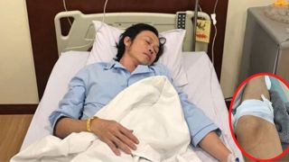 Hoài Linh chia sẻ hình ảnh bị ‘con đẻ’ đá ‘phun máu’ phải nhập viện giữa đêm khiến CĐM lo lắng