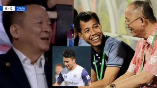 Thua tan nát đội bóng của bầu Hiển, HLV trưởng và chủ tịch Than Quảng Ninh nở nụ cười khó hiểu
