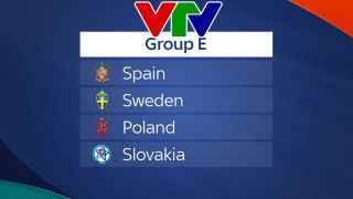 Lịch thi đấu Euro 2021 bảng E, lịch phát sóng trực tiếp VTV bảng E VCK Euro 2021 hôm nay