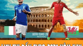 Lịch thi đấu bóng đá hôm nay 20/6: EURO 2021 - Ý vs Xứ Wales - Đá trận thủ tục, dắt tay nhau đi tiếp