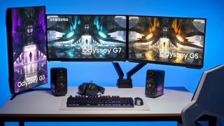 SamSung ra mắt màn hình Odyssey 2021 gaming: chân đế linh hoạt, tần số 165Hz