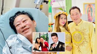Từng từ chối sự giúp đỡ của Mỹ Tâm khi cắt bỏ 1 phần chân, Lê Quang 'ăn mừng' với vợ sau bình phục 