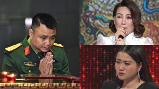 Phi Nhung khóc nghẹn, Lâm Vỹ Dạ và cả showbiz bủn rủn khi NSND Tự Long báo tin tang sự giữa đêm