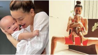 Clip Lisa ‘bắt chước’ mẹ Hồ Ngọc Hà tập yoga, khoảnh khắc thở ‘hổn hển’ khiến CĐM thích thú