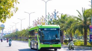 Xe buýt điện VINBUS chính thức tham gia mạng lưới vận tải công cộng Hà Nội