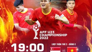Trực tiếp bóng đá U23 Việt Nam vs U23 Singapore - U23 Đông Nam Á: ĐT Việt Nam vươn lên dẫn trước sớm