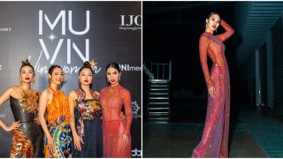Hà Anh gặp sự cố trang phục lộ nguyên vòng 1 tại Chung kết Hoa hậu hoàn vũ 2022 khiến CĐM ‘đỏ mặt’
