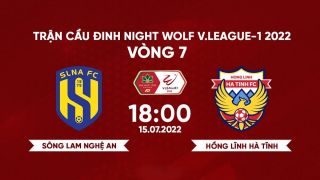 Trực tiếp bóng đá SLNA vs Hà Tĩnh 18h 15/7 - V.League 2022: Link xem trực tiếp SLNA trên VTV Full HD